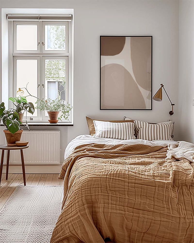 Soft Abstract Terracotta Poster – Weiche Terracotta Formen