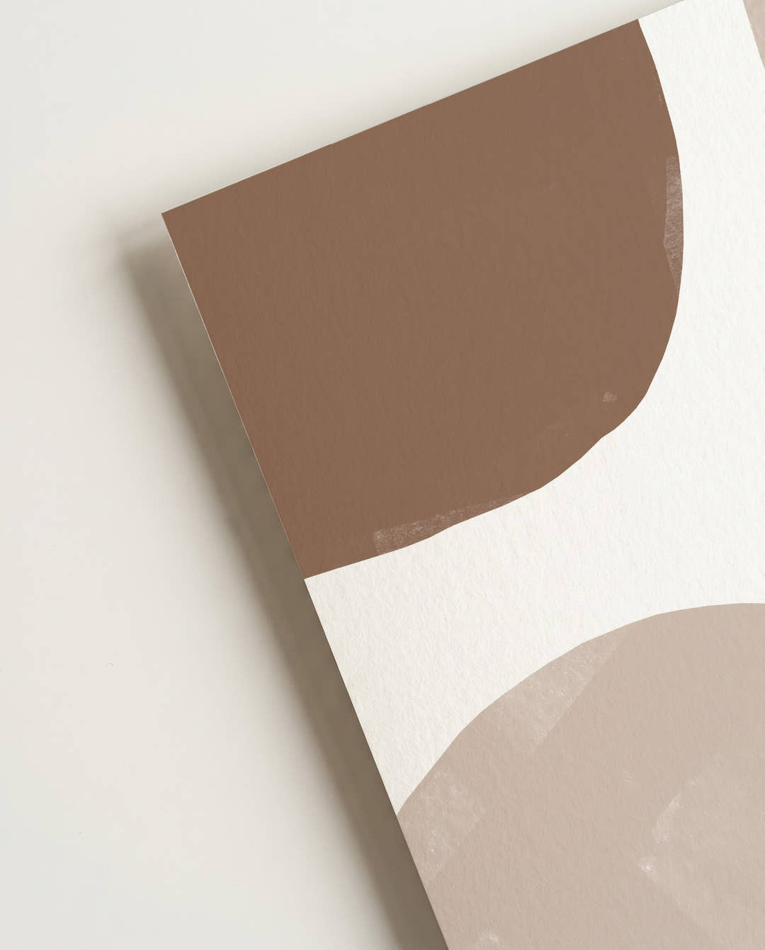 Soft Abstract Terracotta Poster – Weiche Terracotta Formen