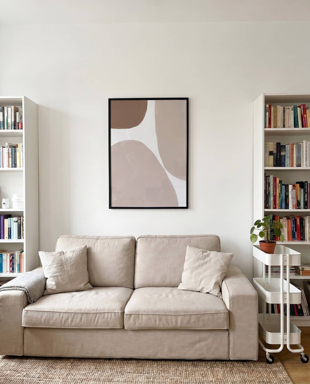 Soft Abstract Terracotta Poster – Weiche Terracotta Formen