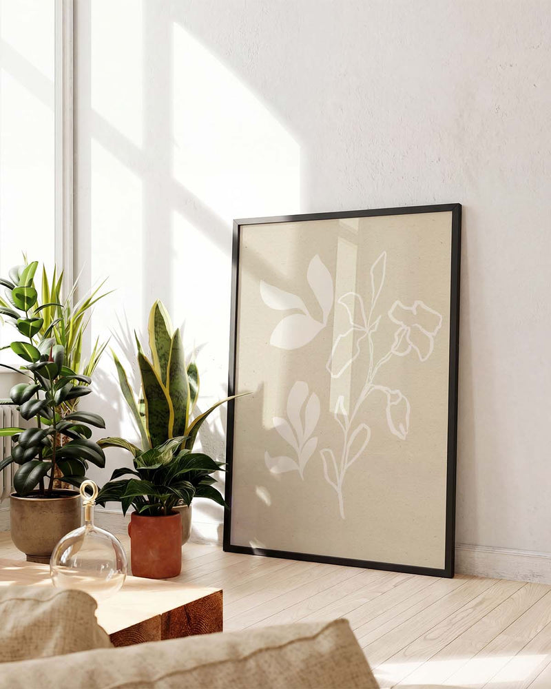 Zartes Botanik Poster – Soft Botanic Shadow