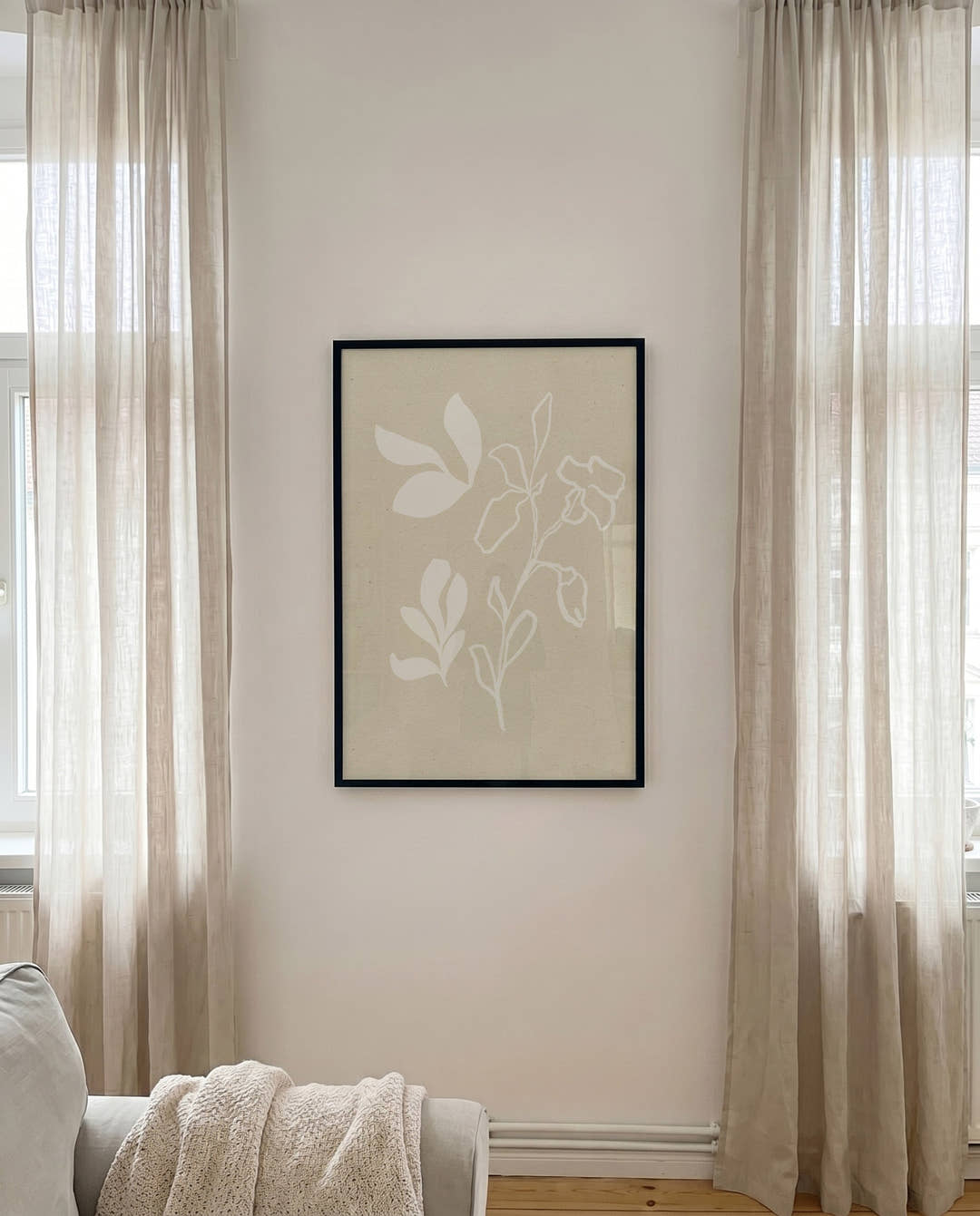 Zartes Botanik Poster – Soft Botanic Shadow