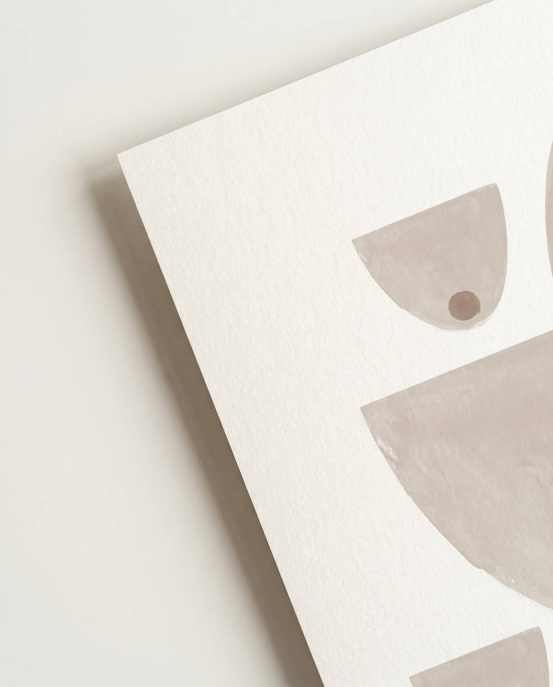 Minimalistisches Keramik Poster – Soft Clay Shapes