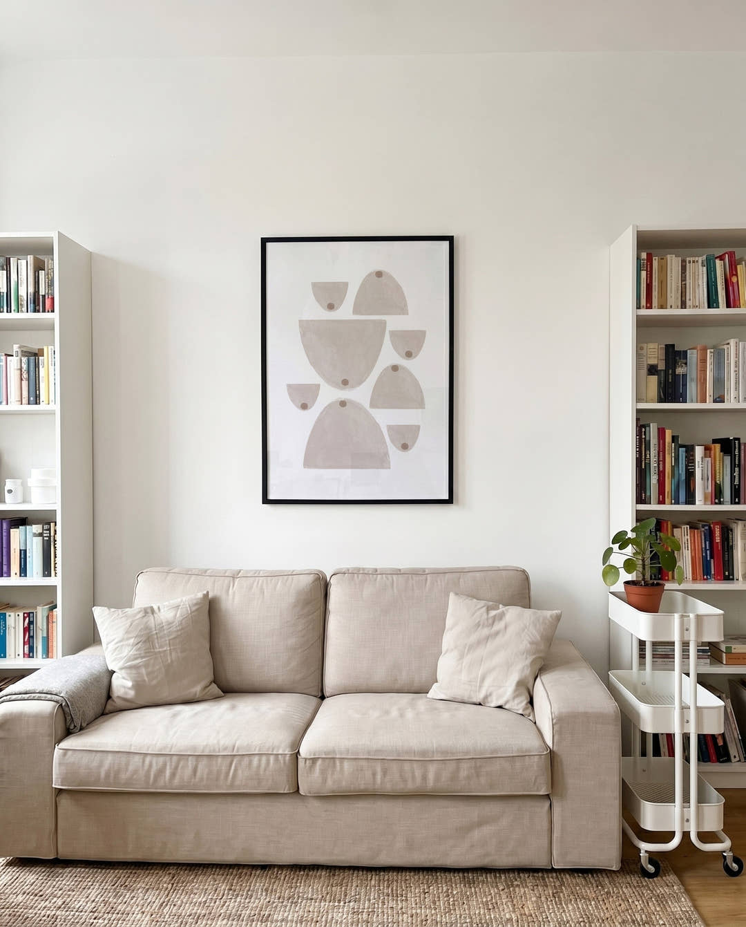 Minimalistisches Keramik Poster – Soft Clay Shapes