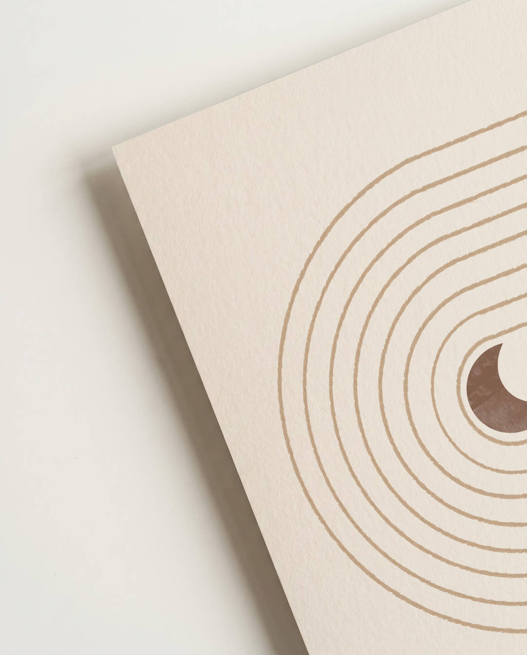 Minimalistisches Linien Poster – Soft Line Rhythm