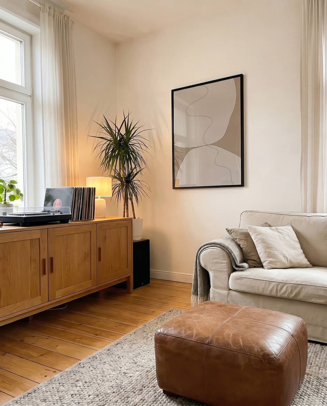 Organisches Landschaft Poster – Soft Organic Landscape