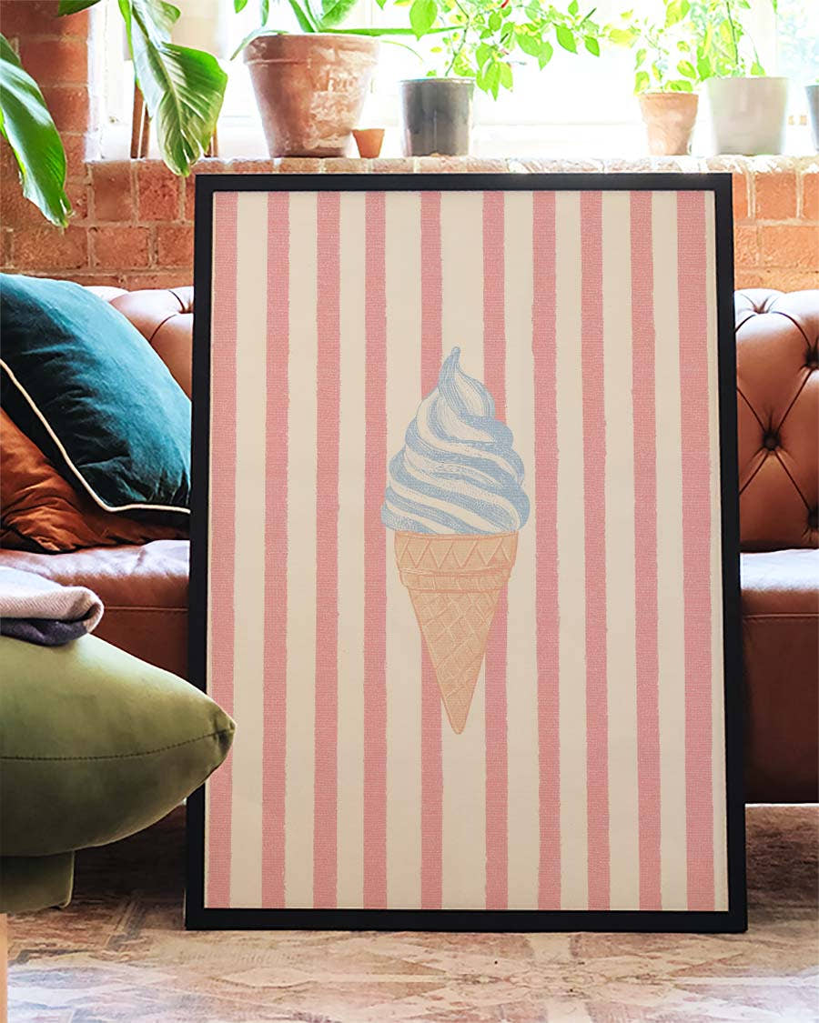 Eis Illustration Poster – Soft Serve
