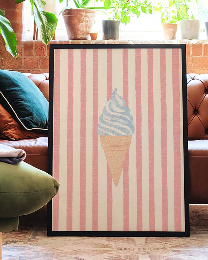 Eis Illustration Poster – Soft Serve