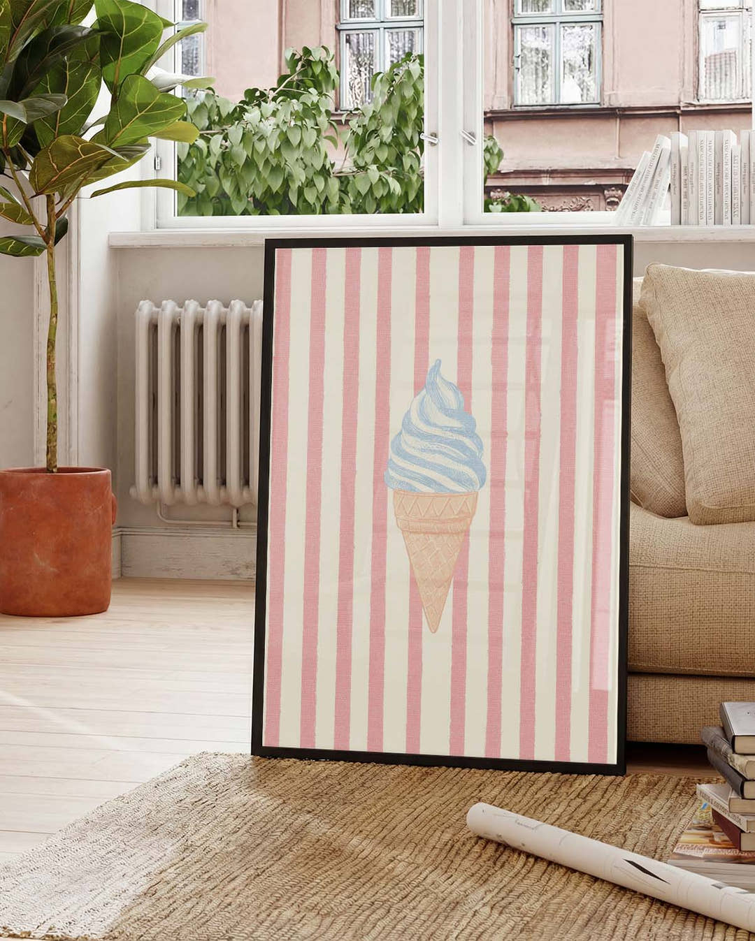 Eis Illustration Poster – Soft Serve