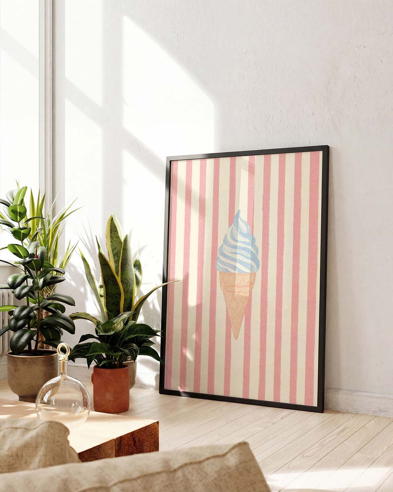 Eis Illustration Poster – Soft Serve