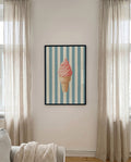 Dessert Illustration Poster – Soft Serve Ice Cream