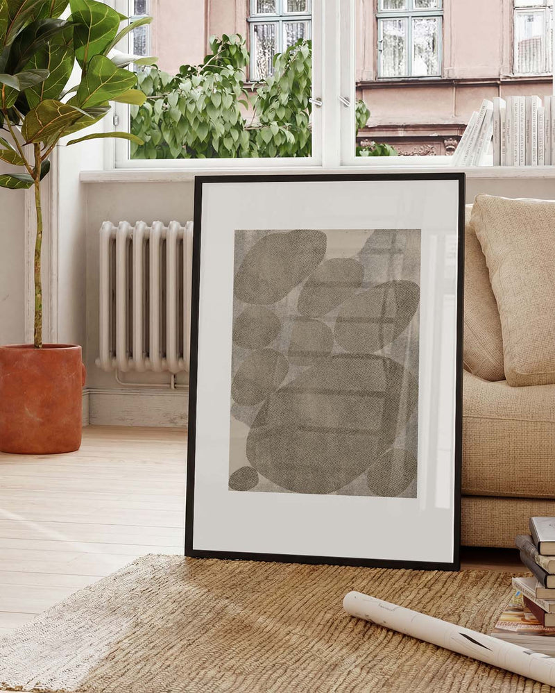 Natur Kunst Poster – Soft Terracotta Leaf