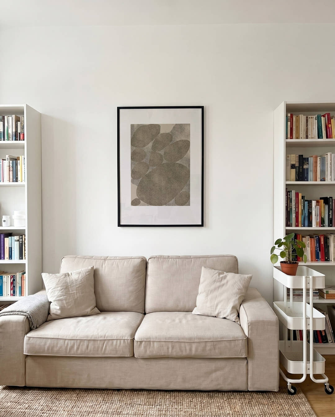 Natur Kunst Poster – Soft Terracotta Leaf