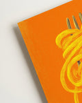 Pasta Illustration Poster – Spaghetti Fork