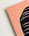 Striped Guardian | Moderne Abstrakte Figur Poster