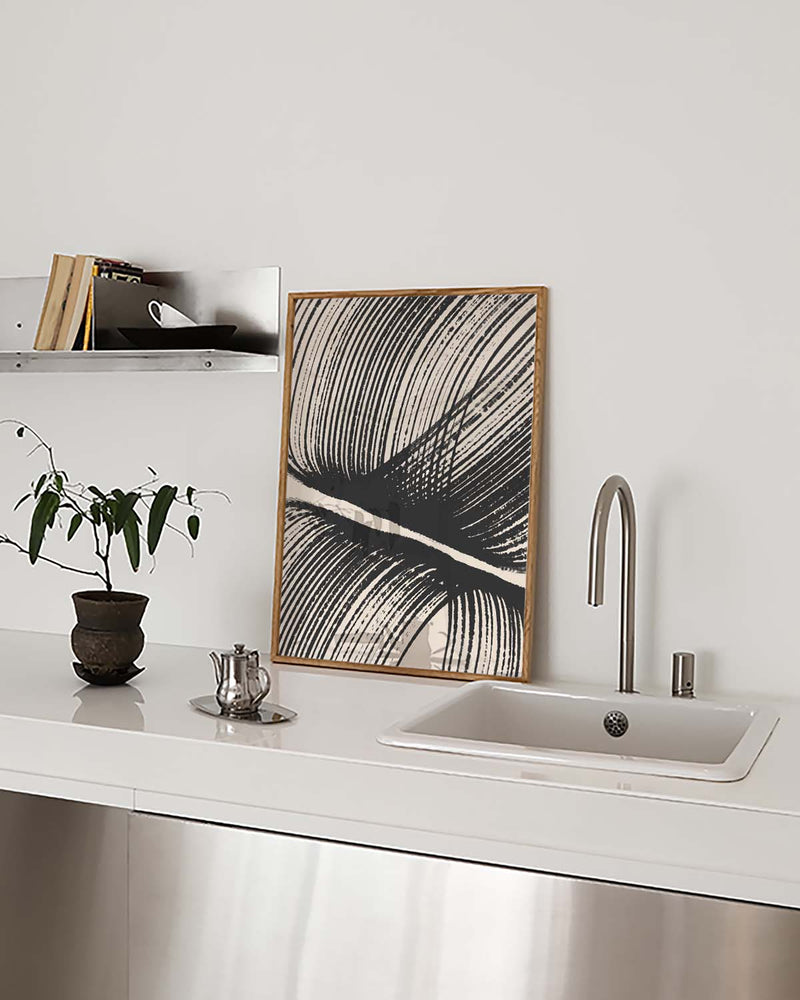 Linien Balance Poster – Struktur im Gleichgewicht