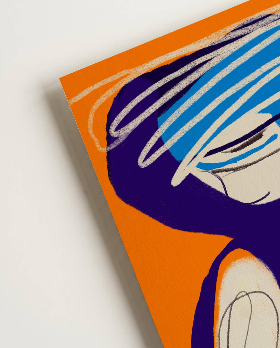 Sunbath | Expressionistische Illustration Poster