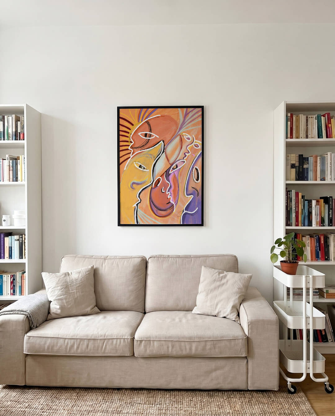 Sunlight Shapeshifters | Expressionistische Illustration Poster
