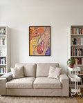 Sunlight Shapeshifters | Expressionistische Illustration Poster