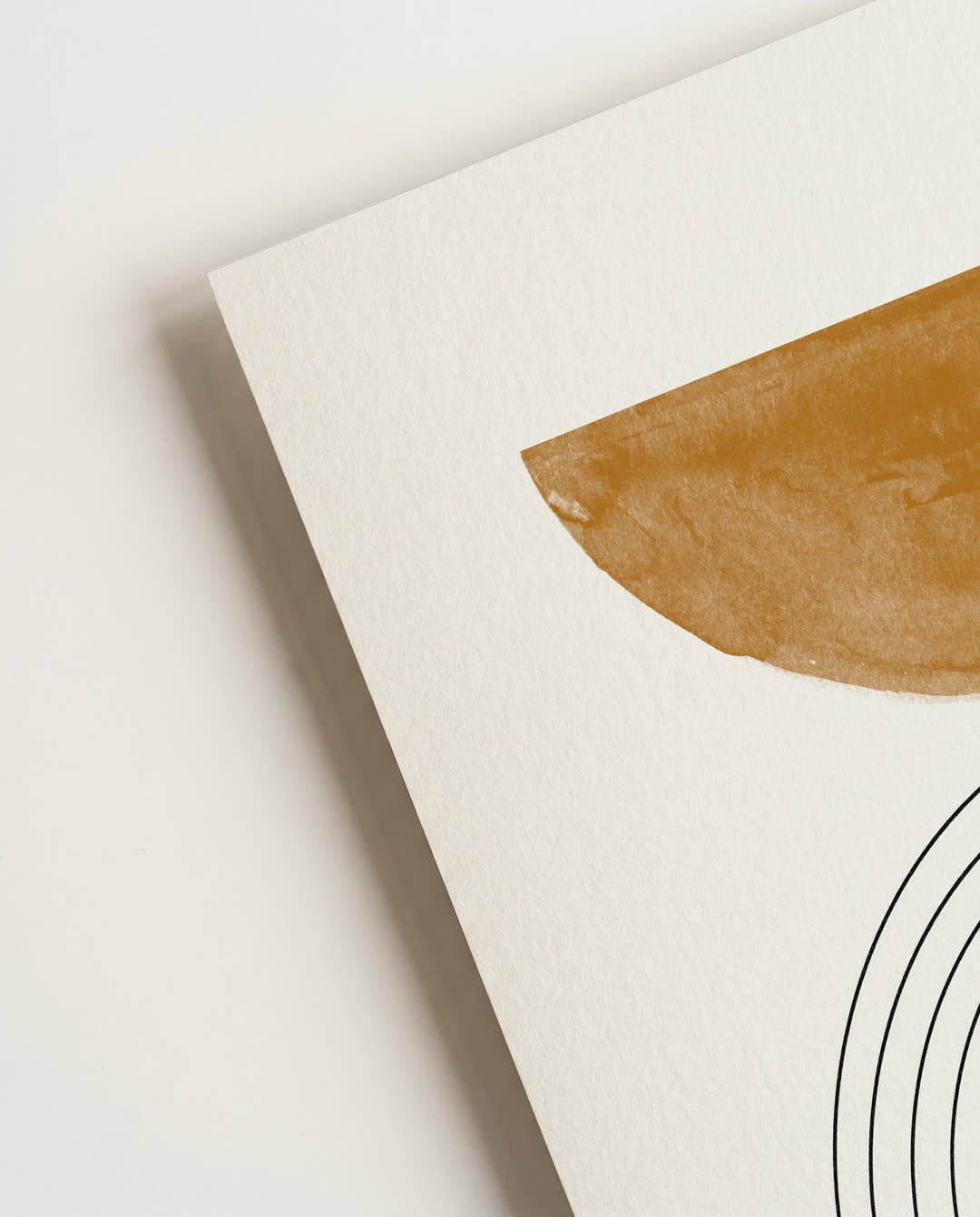 Minimal Bogen Linien Poster – Sunrise Arch Lines
