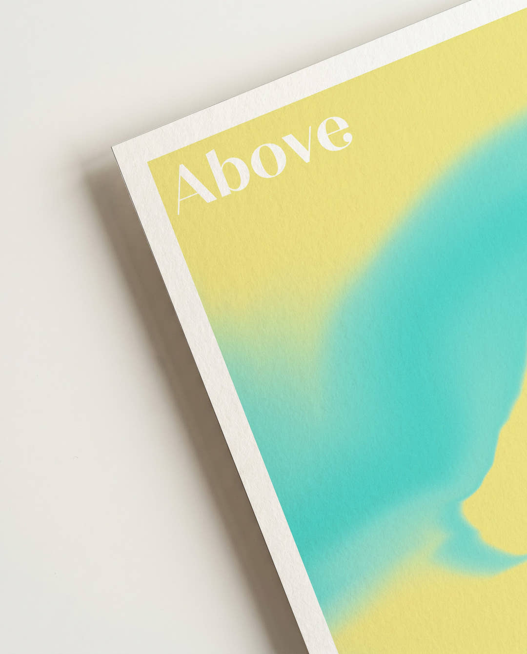 Above the Clouds | Abstraktes Poster