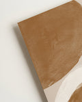 Terracotta Abstract Composition Poster – Erdige Formkunst