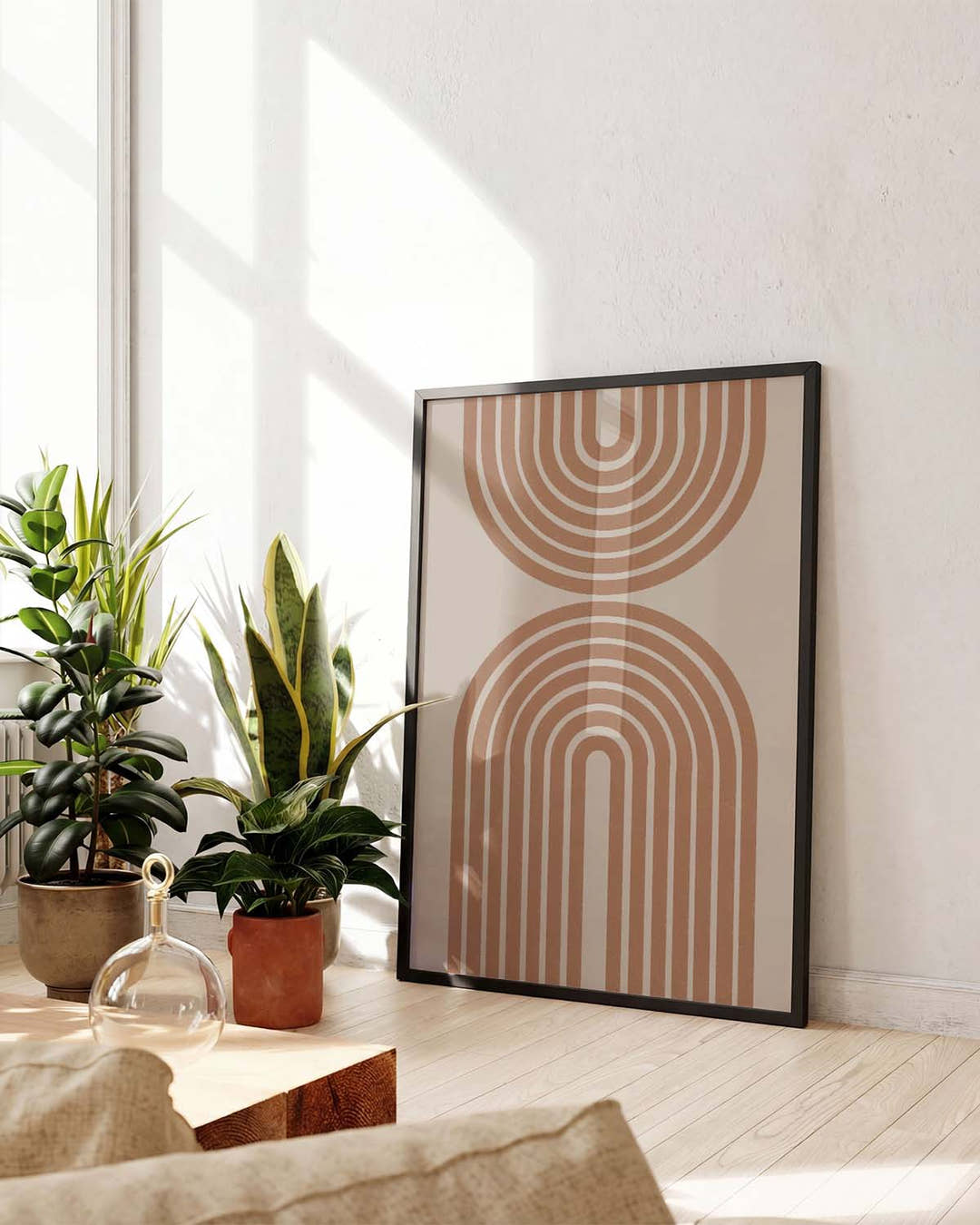 Terracotta Bogen Poster modern – Terracotta Arch Rhythm