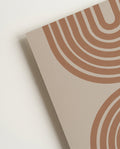 Terracotta Bogen Poster modern – Terracotta Arch Rhythm