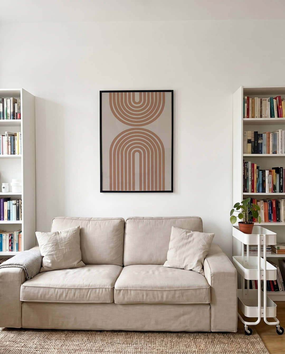Terracotta Bogen Poster modern – Terracotta Arch Rhythm