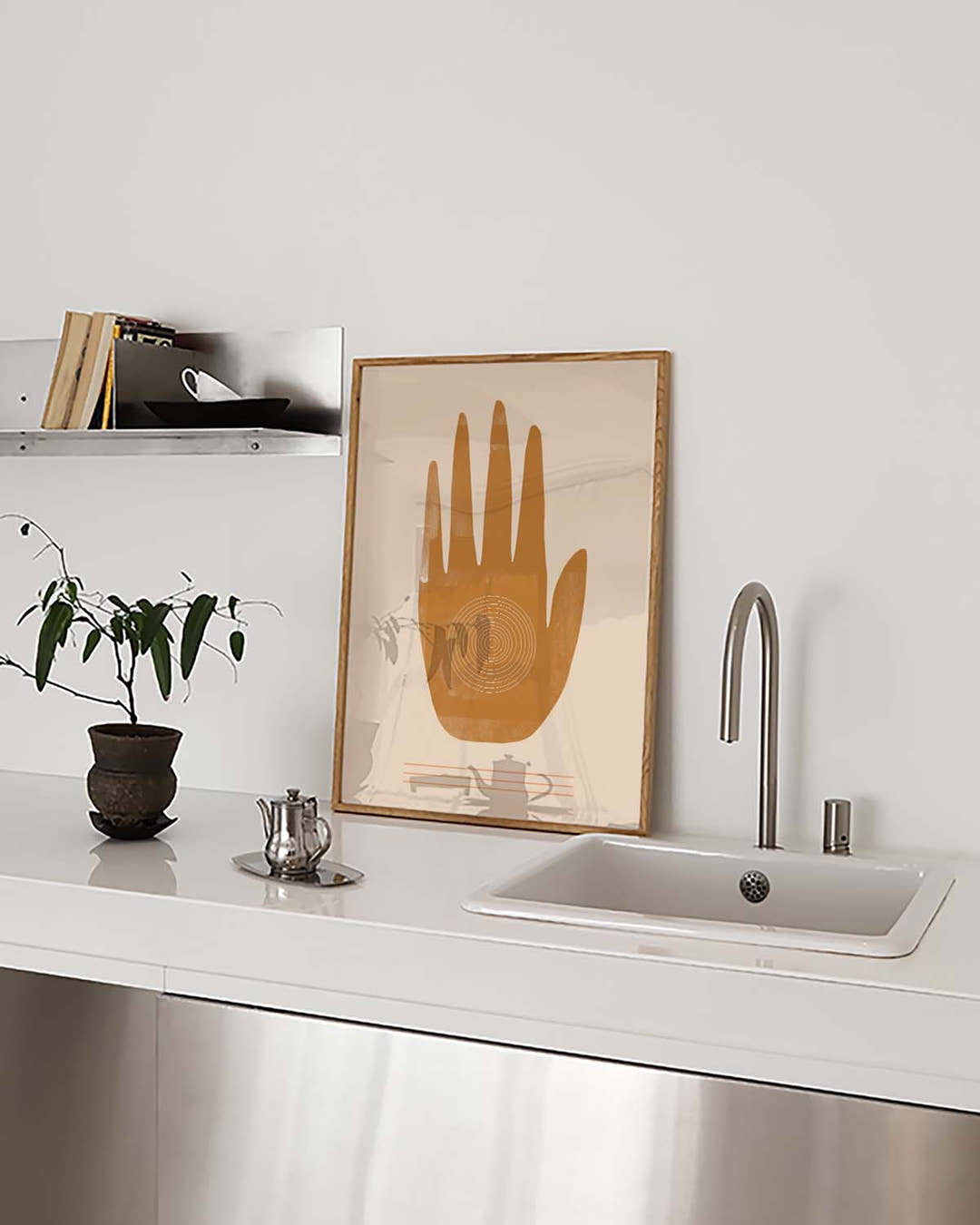 Terracotta Symbol Poster modern – Terracotta Hand Symbol