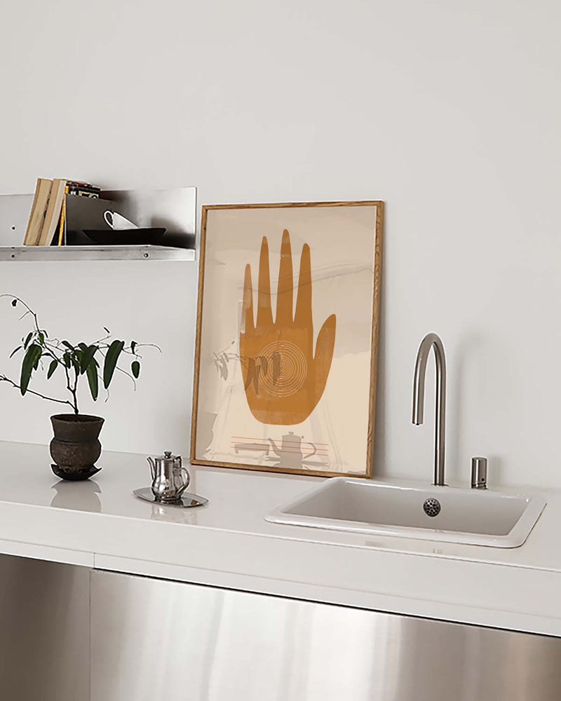 Terracotta Symbol Poster modern – Terracotta Hand Symbol