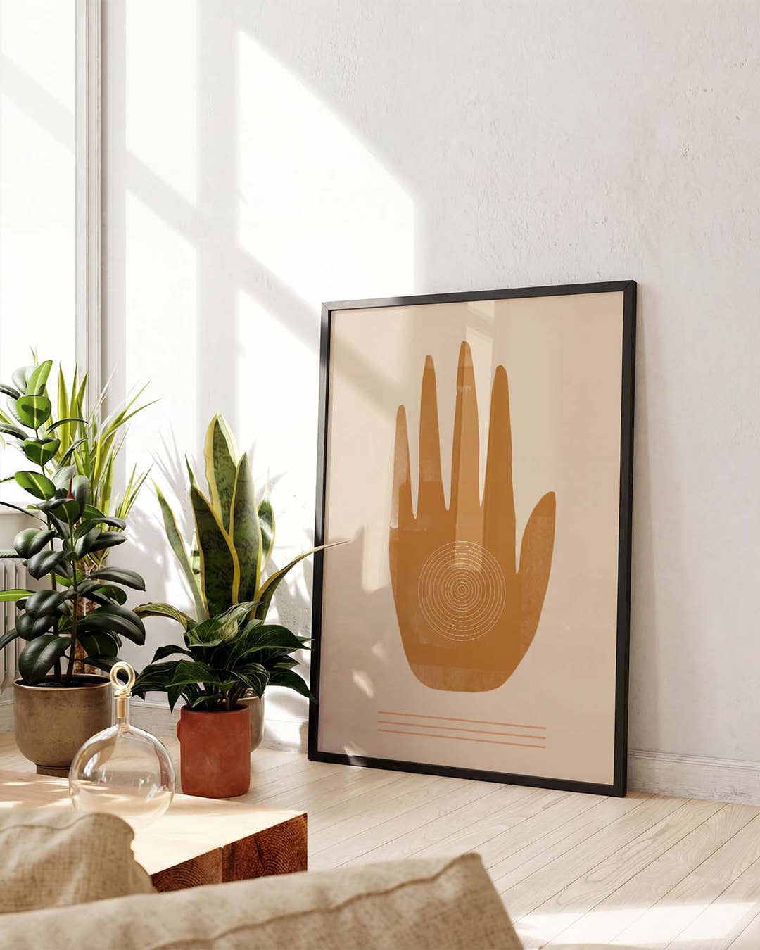 Terracotta Symbol Poster modern – Terracotta Hand Symbol