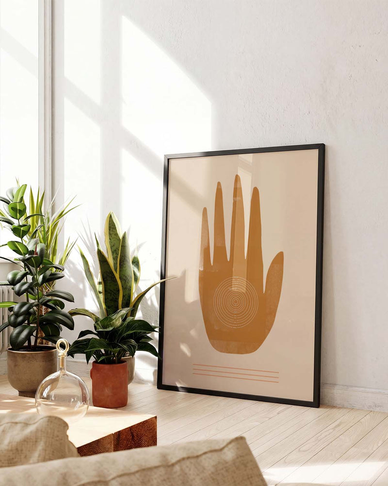 Terracotta Symbol Poster modern – Terracotta Hand Symbol