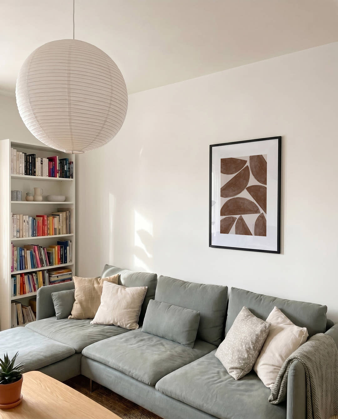 Terracotta Shape Pattern Poster – Geometrisches Terracotta Muster