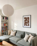 Terracotta Shape Pattern Poster – Geometrisches Terracotta Muster