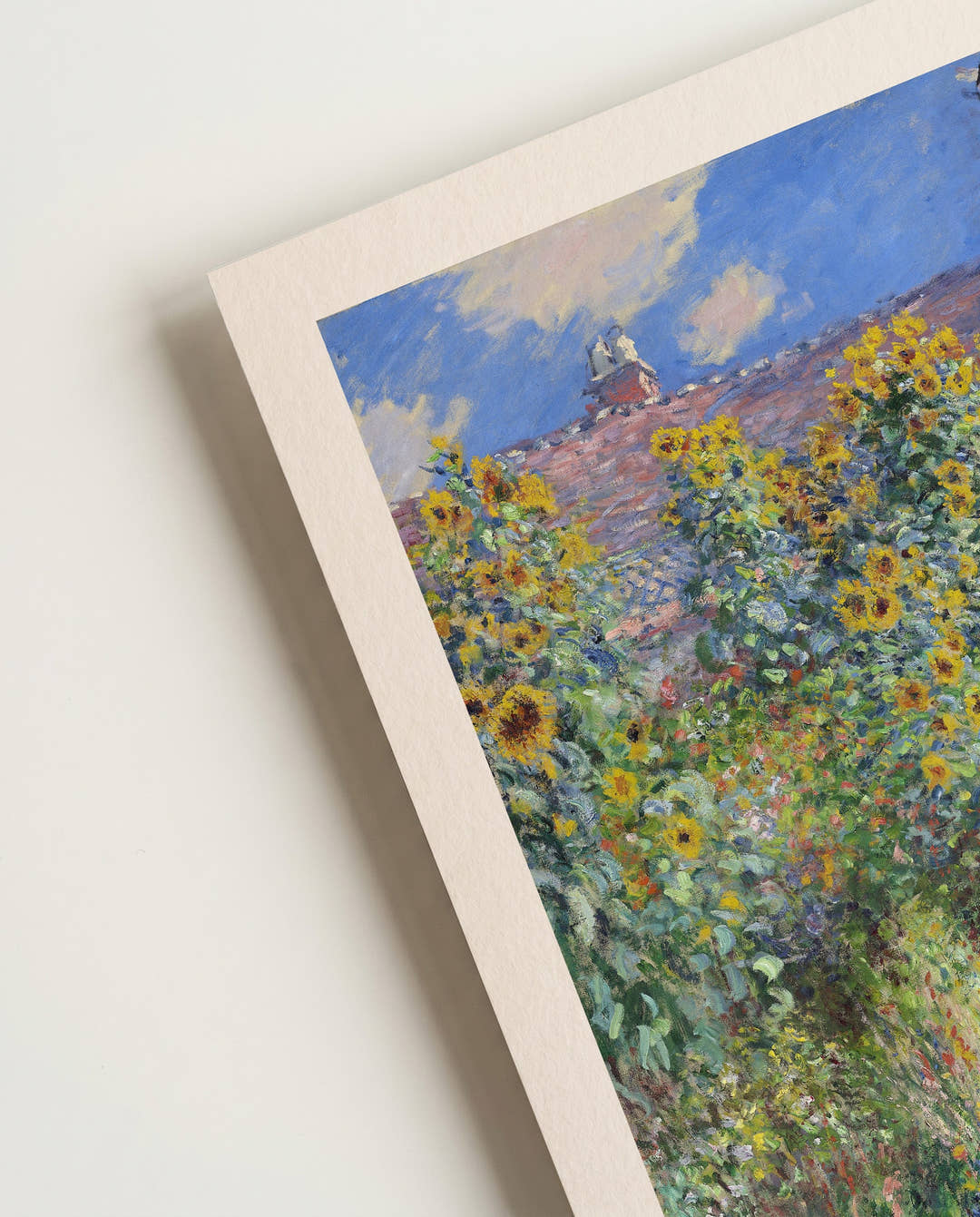 The Artist’s Garden at Vétheuil – Claude Monet | Kunstposter