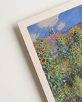 The Artist’s Garden at Vétheuil – Claude Monet | Kunstposter