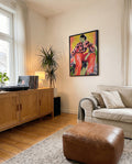 The Floor Is Thinking | Expressionistisches Kunstposter
