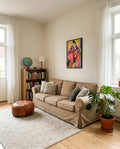The Floor Is Thinking | Expressionistisches Kunstposter