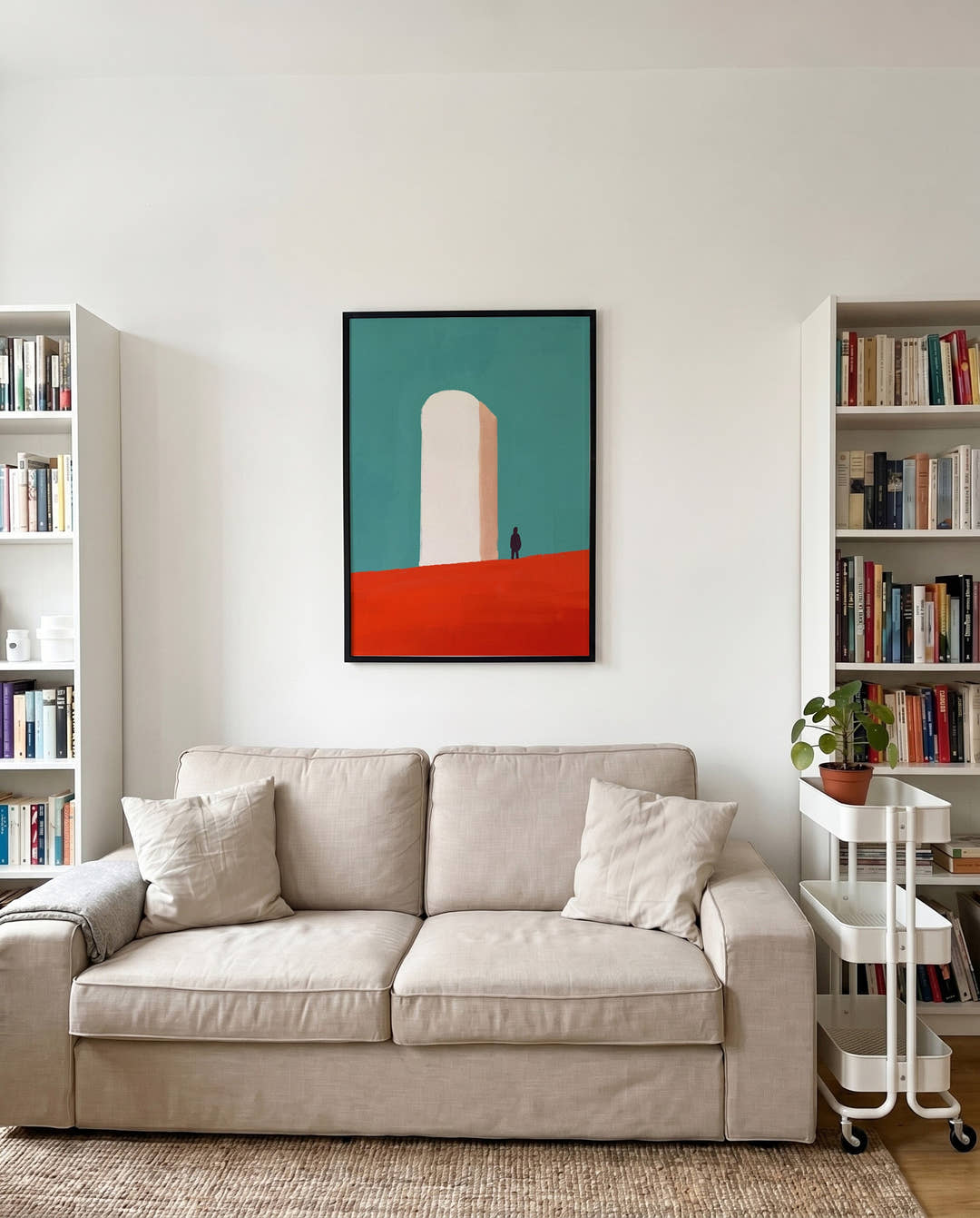 The Gate Without Name | Moderne Abstraktkunst Poster