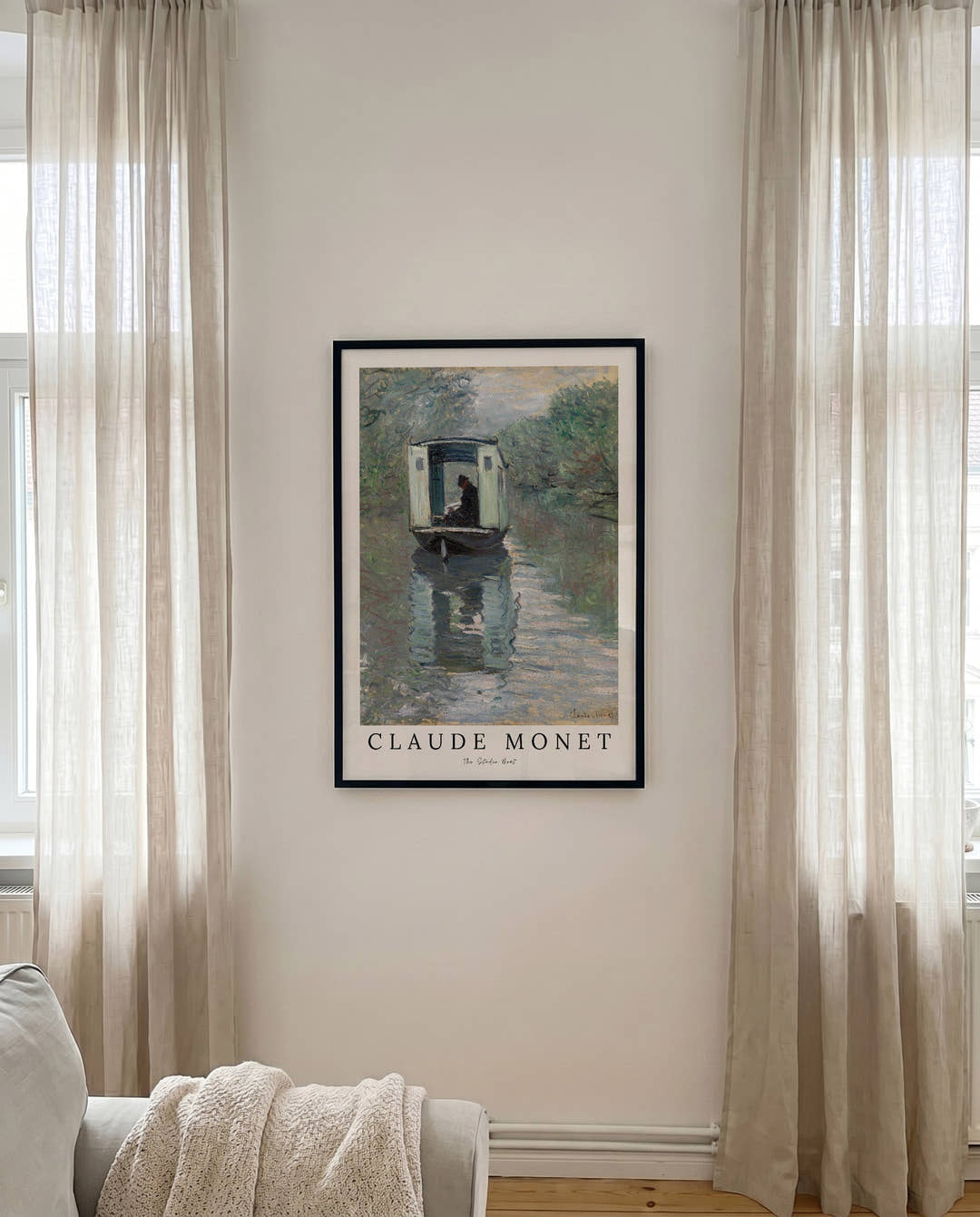 The Studio Boat | Claude Monet Poster
