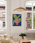 Tropical Plant Pot Poster – Moderne Tropische Pflanze