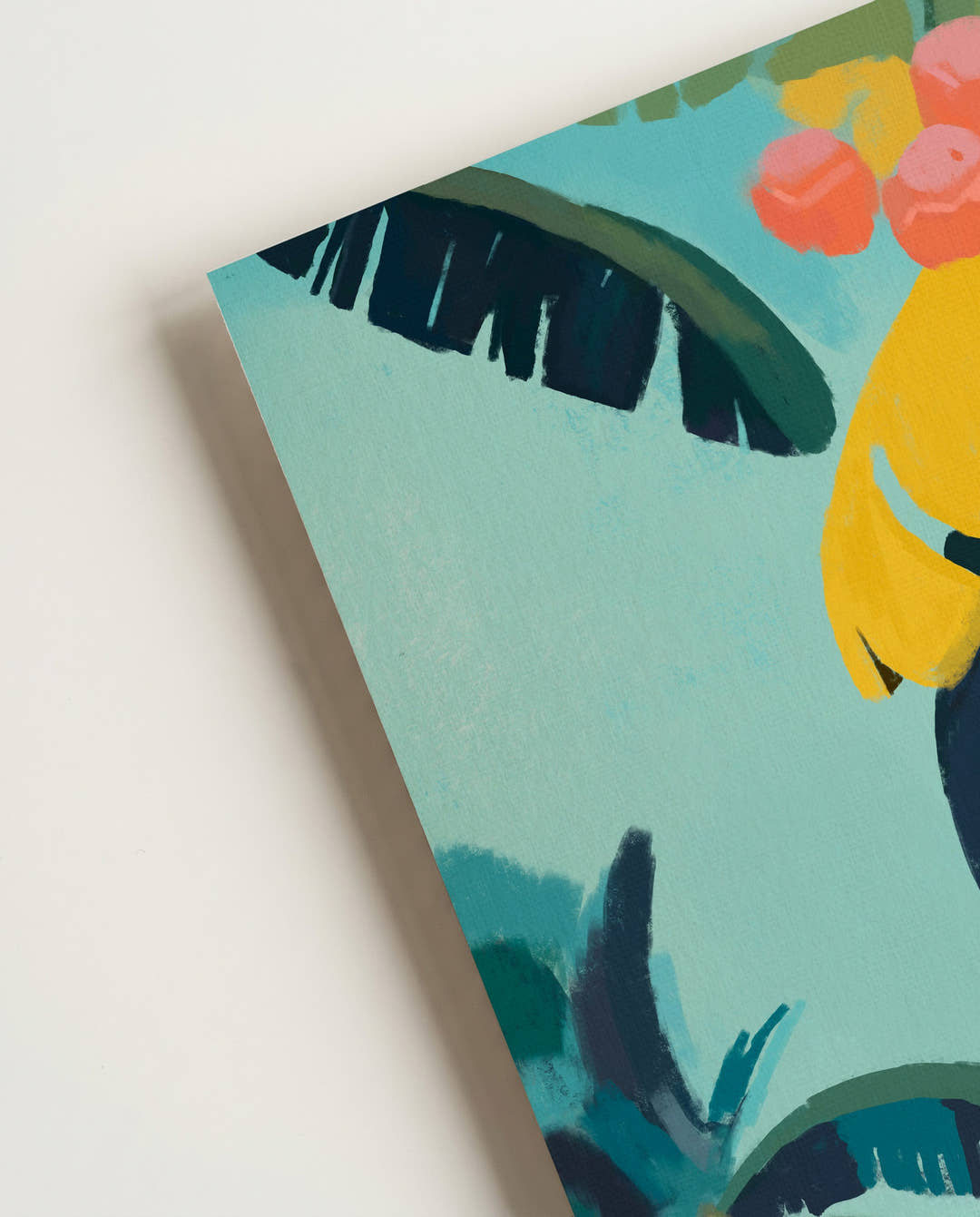 Tropical Village Morning | Tropisches Landschaftsposter