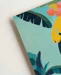 Tropical Village Morning | Tropisches Landschaftsposter