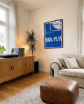 Turn Play | Modernes Typografie-Poster
