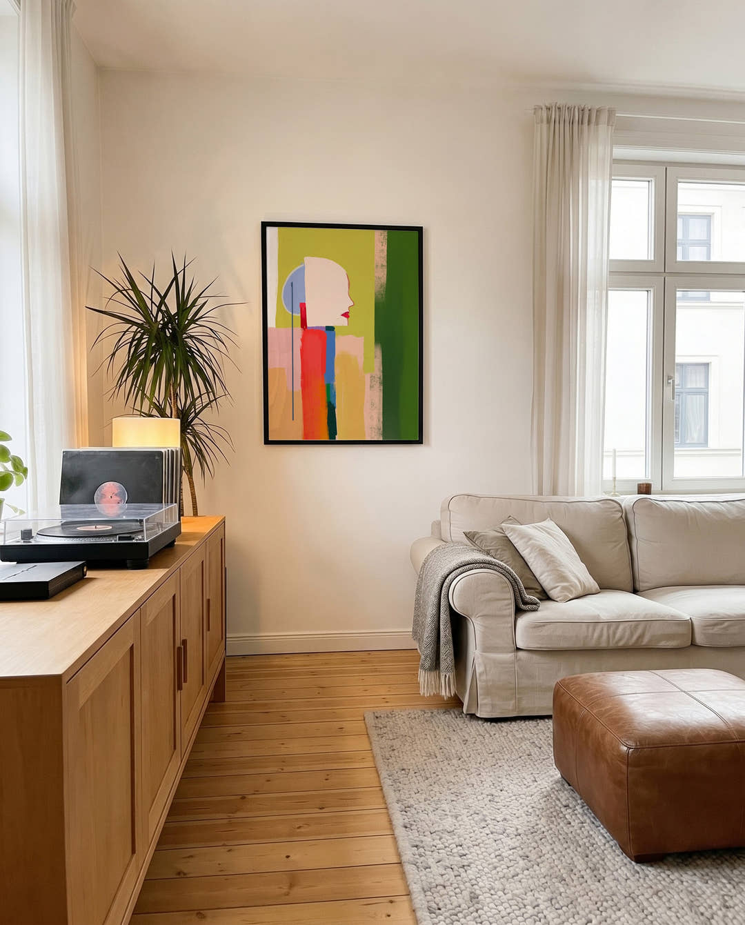 Urban Camouflage | Abstraktes Figuren-Poster