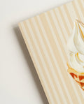 Dessert Illustration Poster – Vanilla Ice Cream