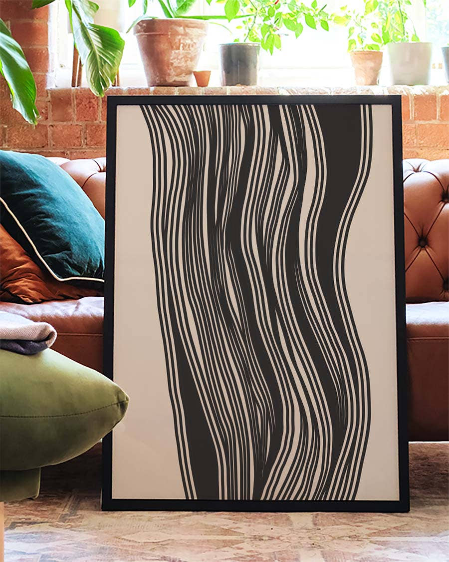 Vertikale Linien Poster modern – Vertikale Linienenergie