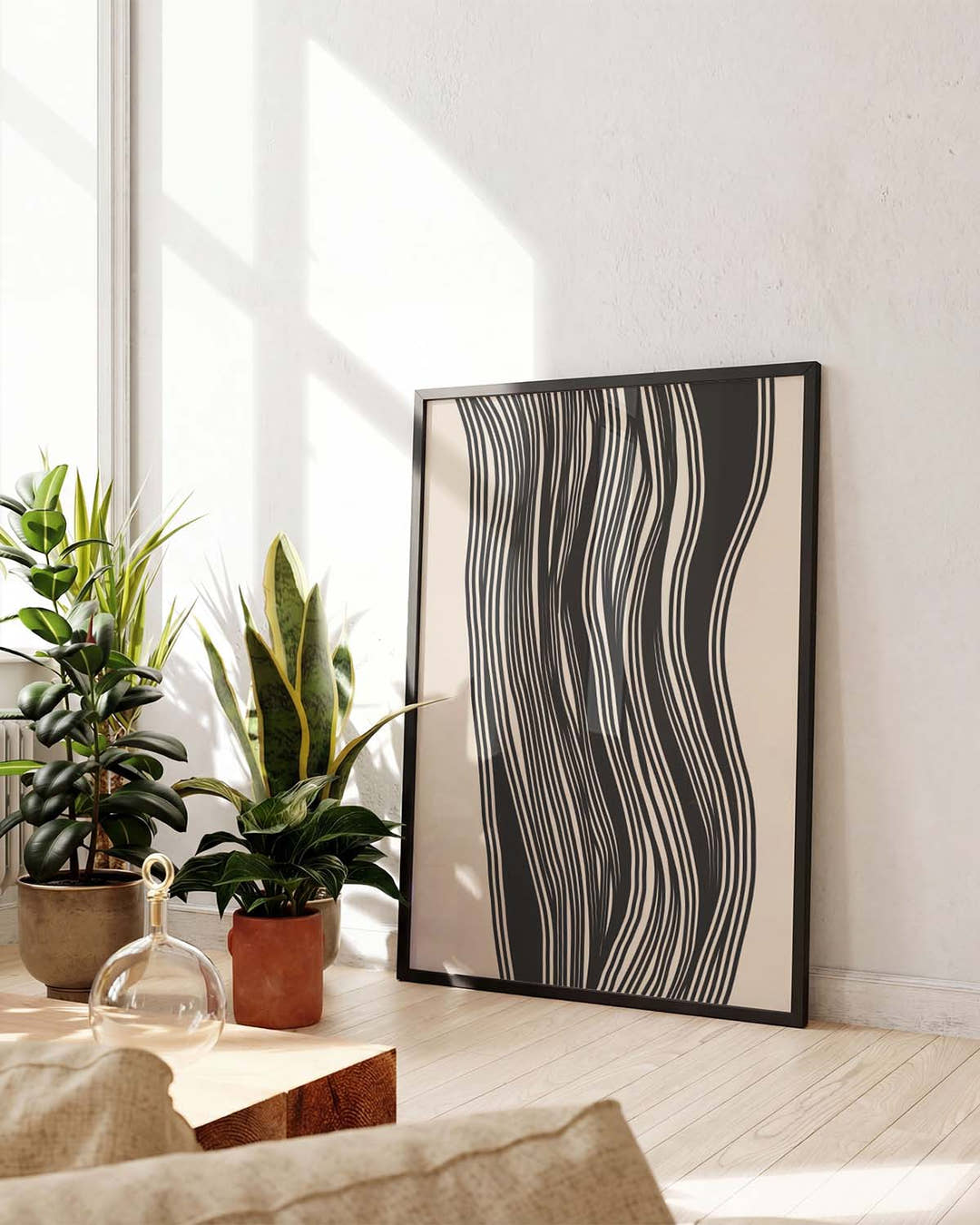 Vertikale Linien Poster modern – Vertikale Linienenergie