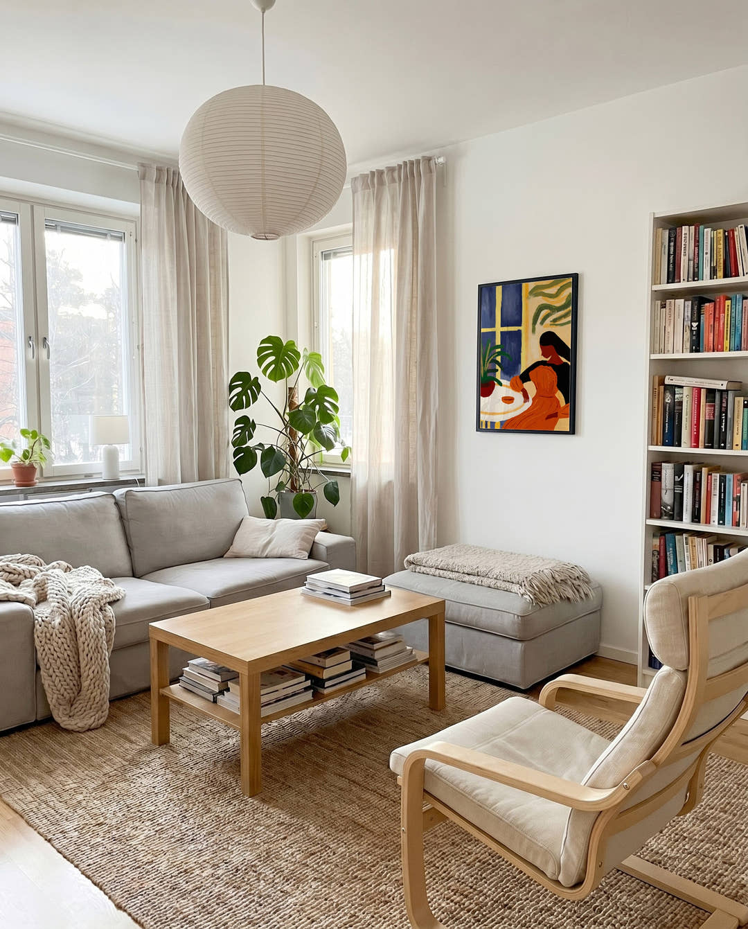 Warm Between Walls | Modernes Figuren-Poster