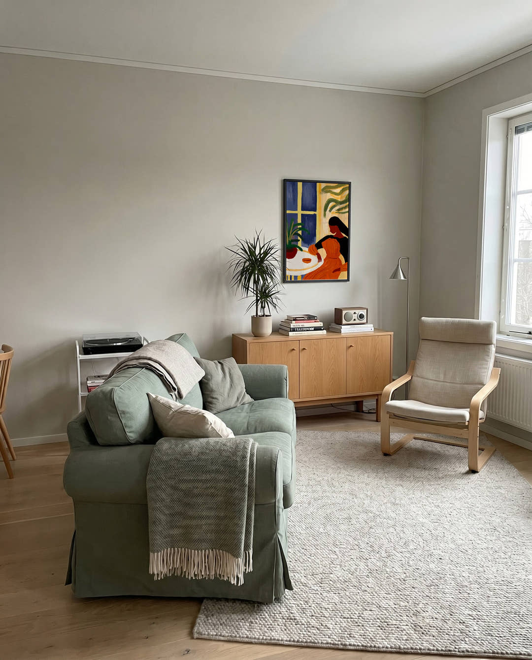 Warm Between Walls | Modernes Figuren-Poster